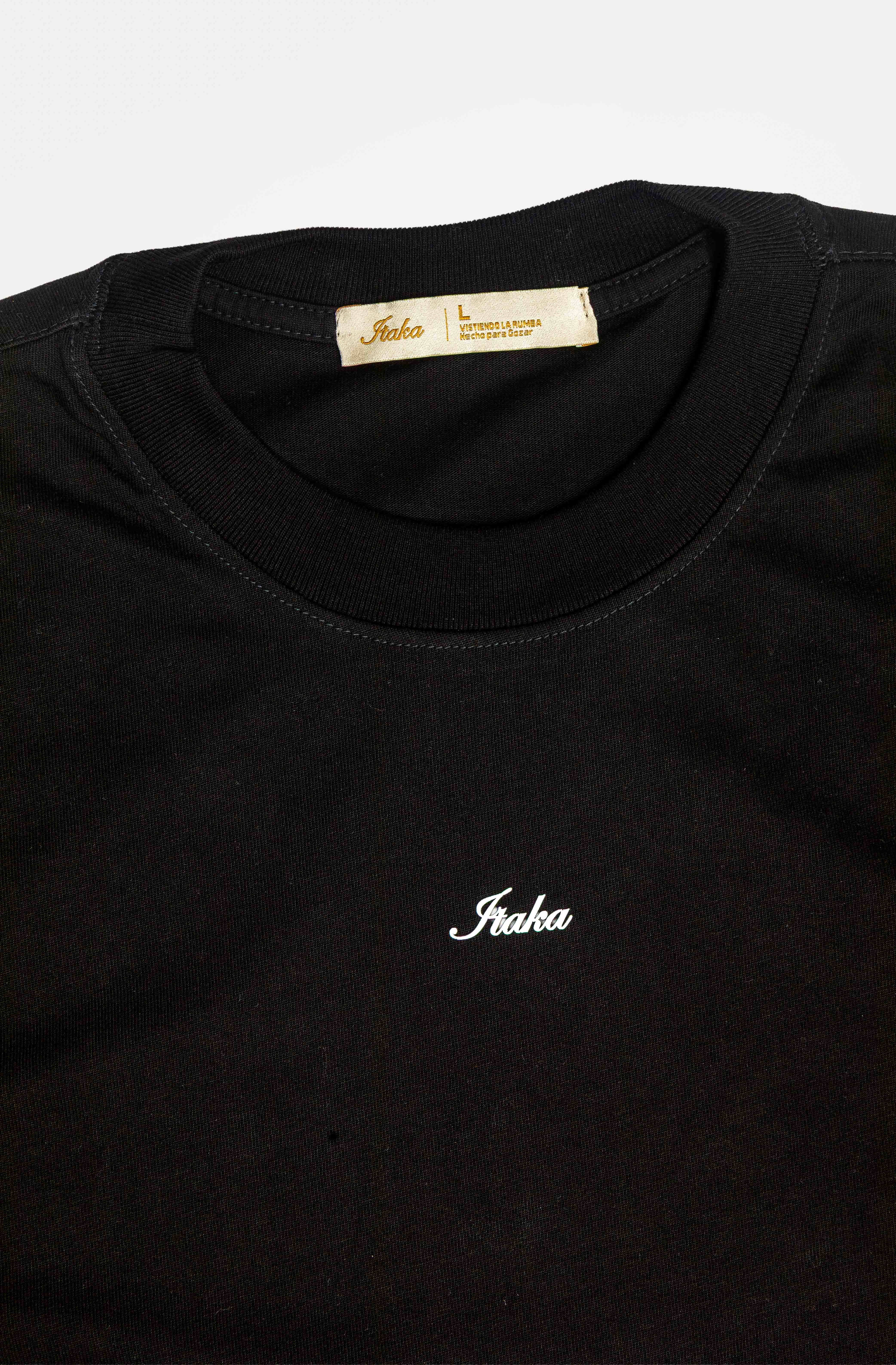 Camiseta Oversize Negra - Vista 3