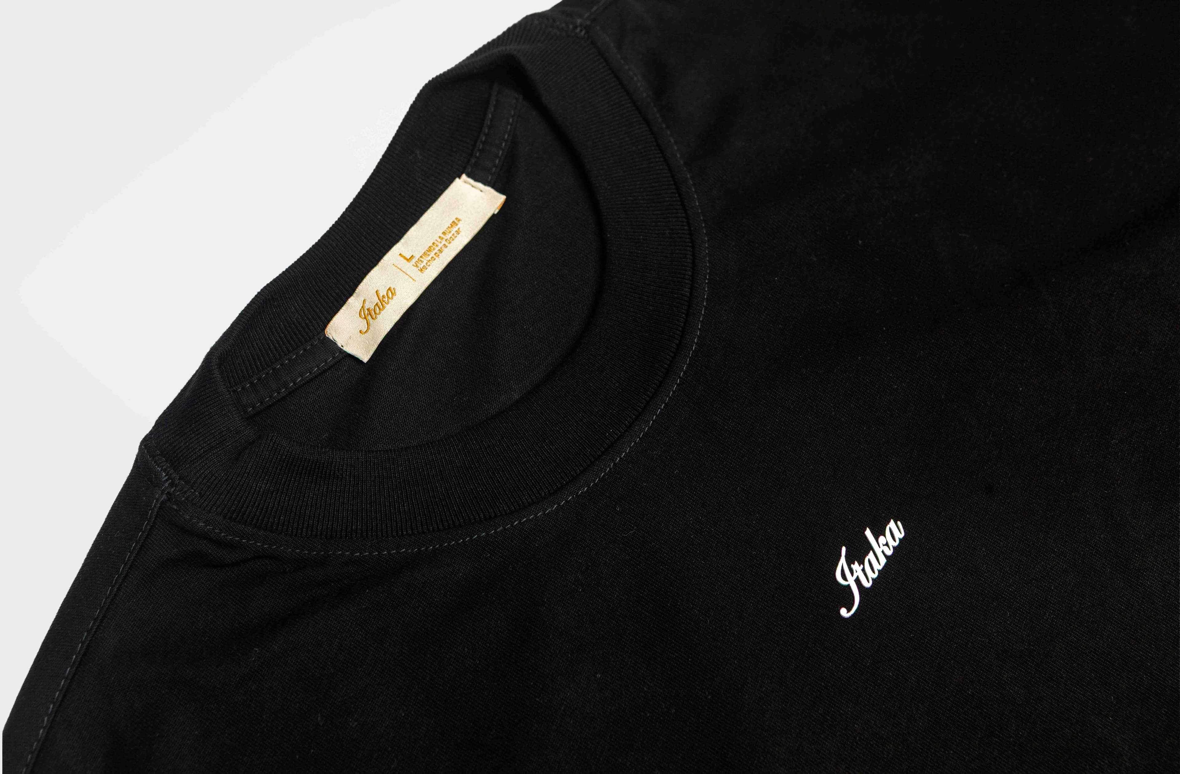 Camiseta Oversize Negra - Vista 4